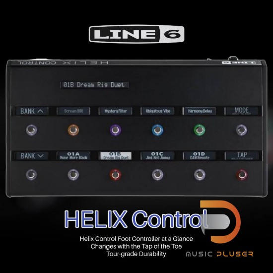 Line 6 Helix Control フットスイッチ ハイエンド・モデリングアンプに